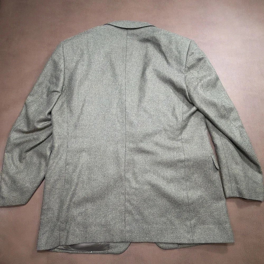 ZANELLA Italy Silk Blend Sport Coat Blazer Mens 44R Patterned Woven Wedding MINT